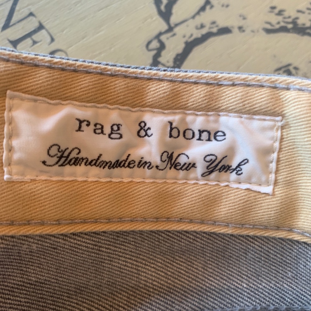 Rag & Bone. Handmade in NY. Grey with a touch of stretch - Picture 2 of 9